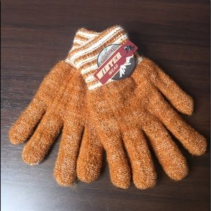 Soft Autumn Mustard Pumpkin Color Warm Gloves